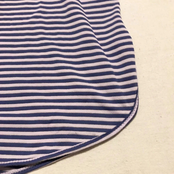 Lululemon Racerback Tank Medium Size Purple White Stripe Neoprene Size 6 - Picture 9 of 13